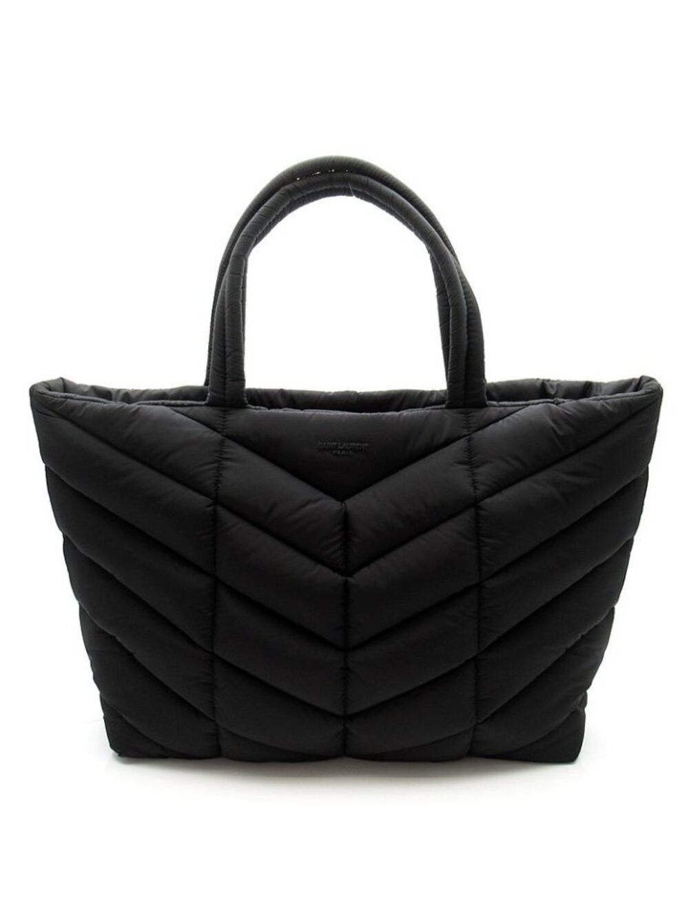 Saint Laurent Puffer Tote Nylon Black